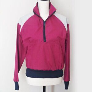 Vintage AFRC Ski & Sportswear Ski Windbreaker Jacket Half Zip Pullover Sz 10